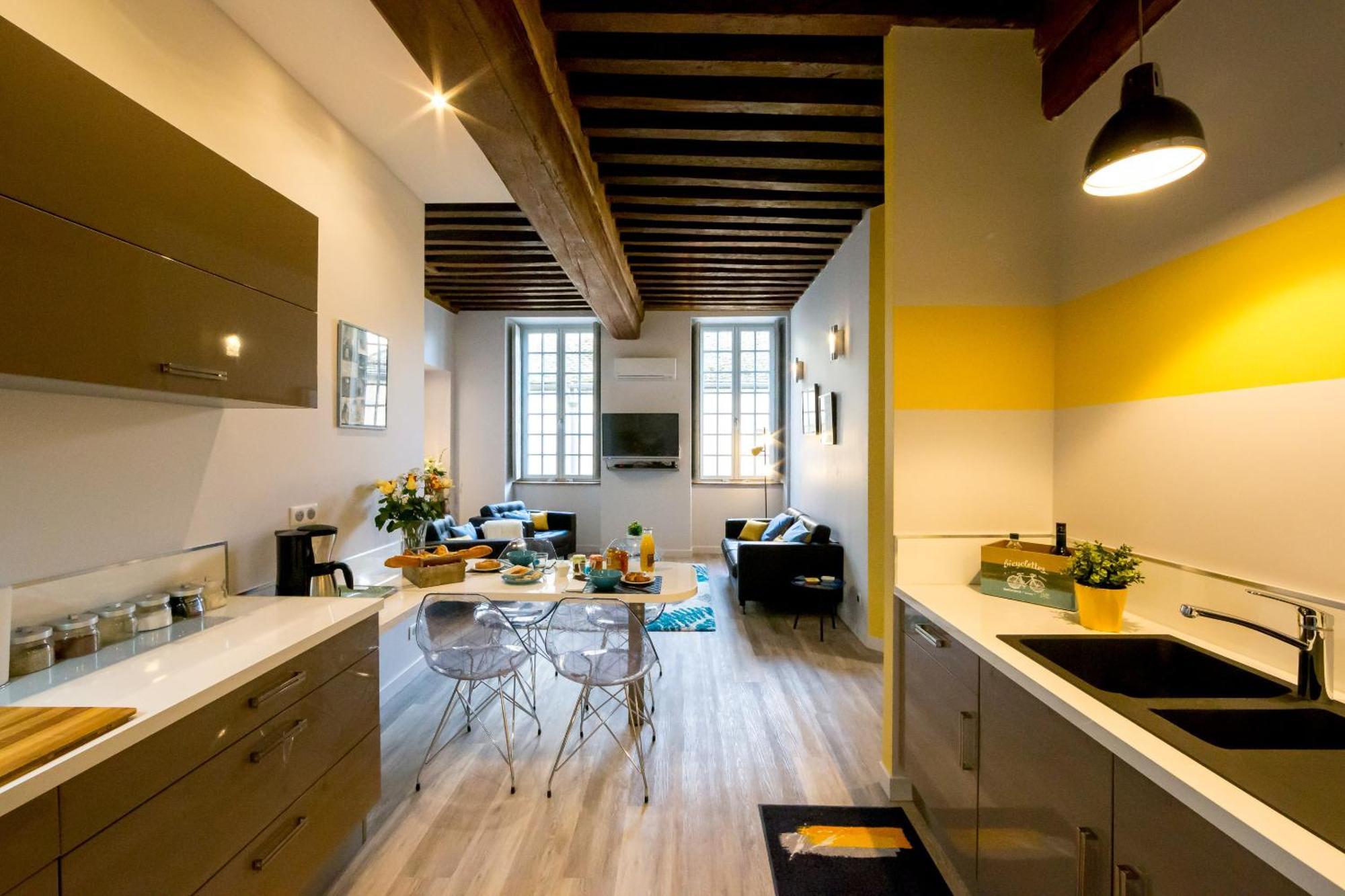 Residence Beaune Sweet Home, 4 Appartements D'Exception Avec Parking Inclus 객실 사진